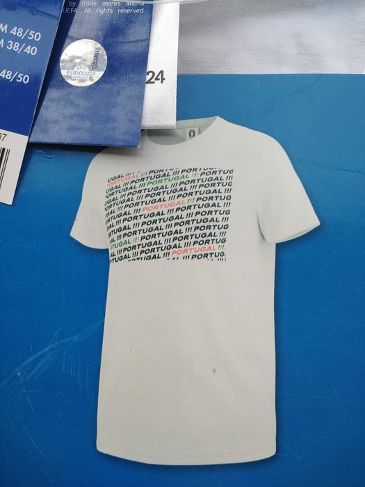 T-Shirt Branca Homem UEFA Euro 2024