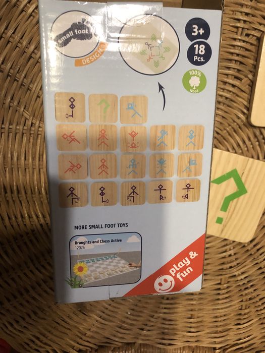 Gra płytki drewniane nowa