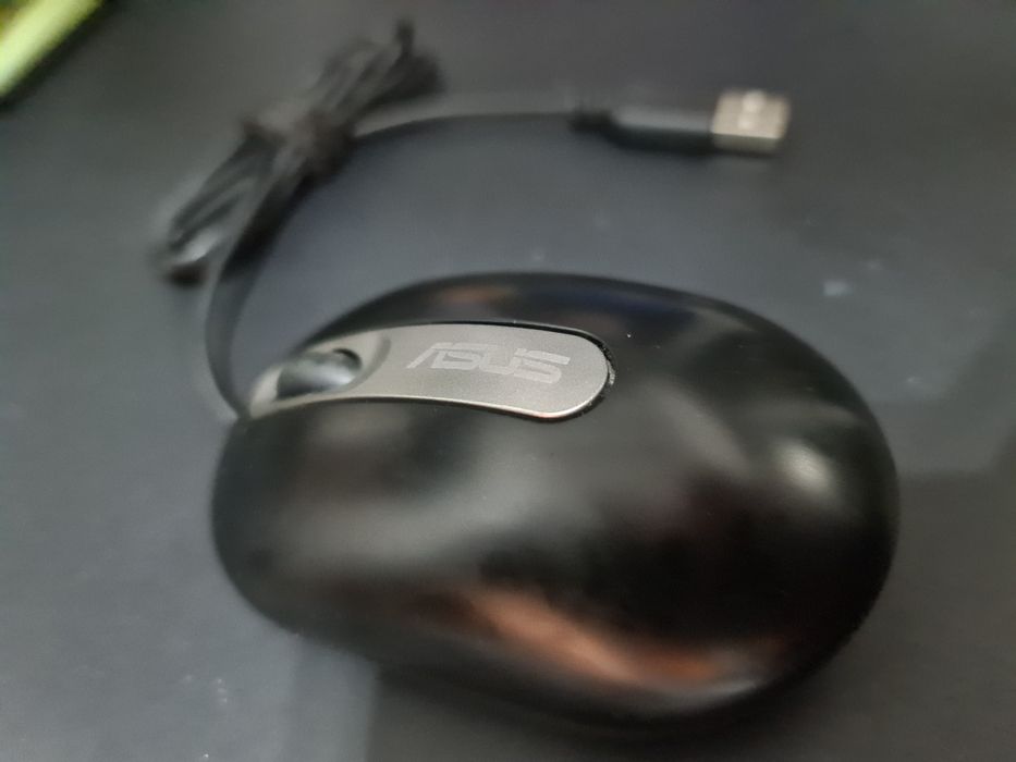 Rato Asus USB AM1D Preto