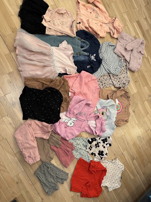 Paczka ubranek dziewczynka 98-104