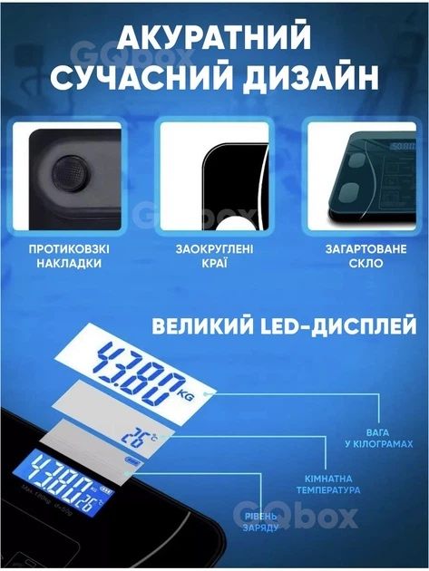 Смарт-ваги SmartLife Bluetooth: Аналізатор складу тіла + Додаток