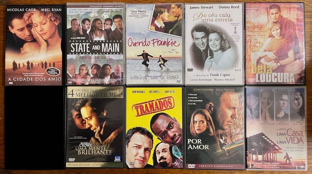 51 DVDs - Filmes Famosos - COM legendas em português