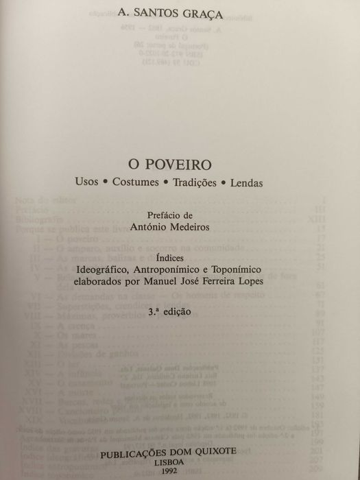 O Poveiro - Usos, Costumes, Tradições, Lendas.