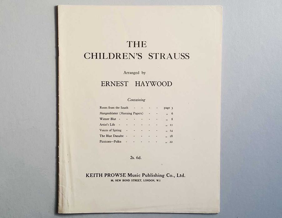 The Children's Strauss Nuty dla dzieci Music Publishing London