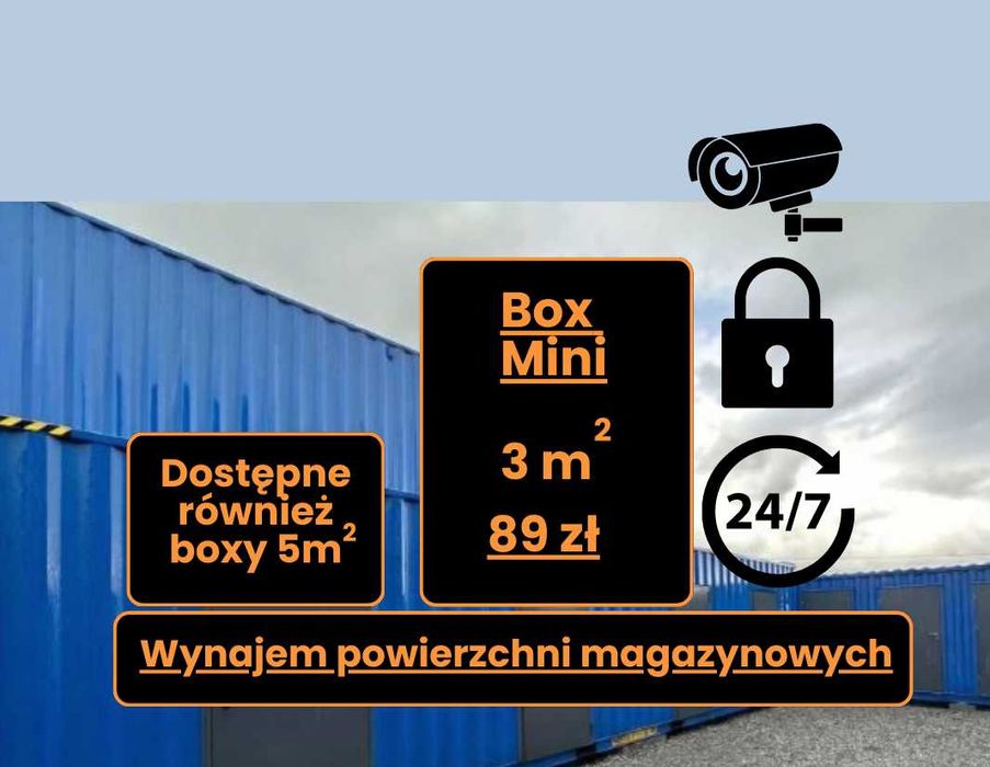 Magazyn schowek self storage box  3m2 tylko 79zł