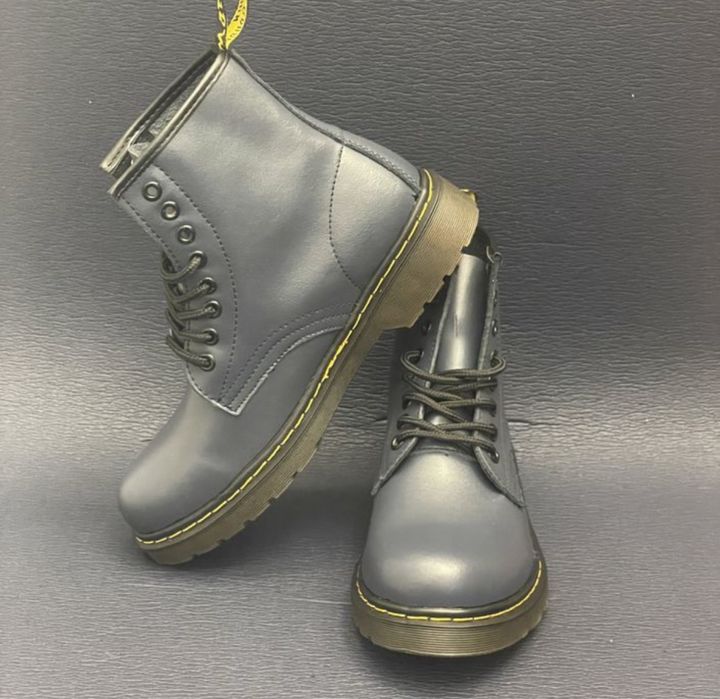 Glany botki traperki kozaczki timberki martensy niebieskie unisex