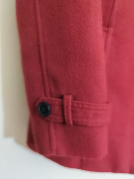 Casaco de Senhora 3 quartos vermelho escuro da In Extenso