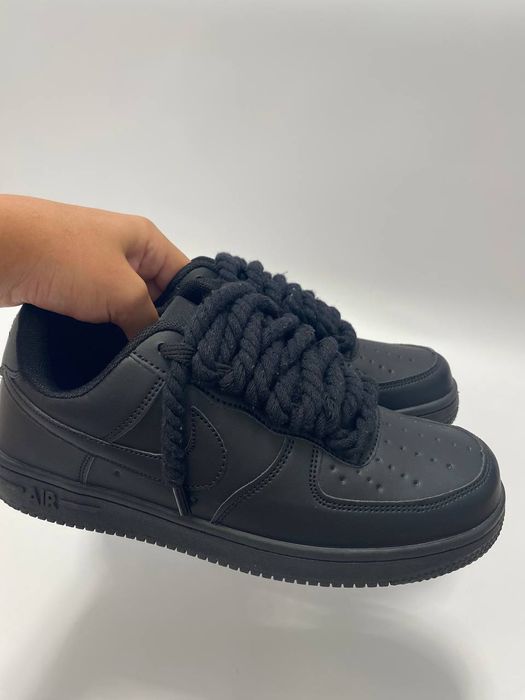 ‼️РОЗПРОДАЖ‼️nike air force 1 з канатними шнурками