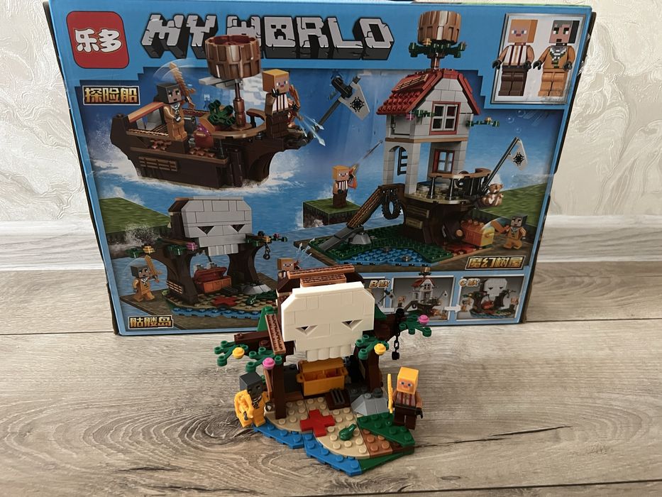 Конструктор лего 3в1 Minecraft my world