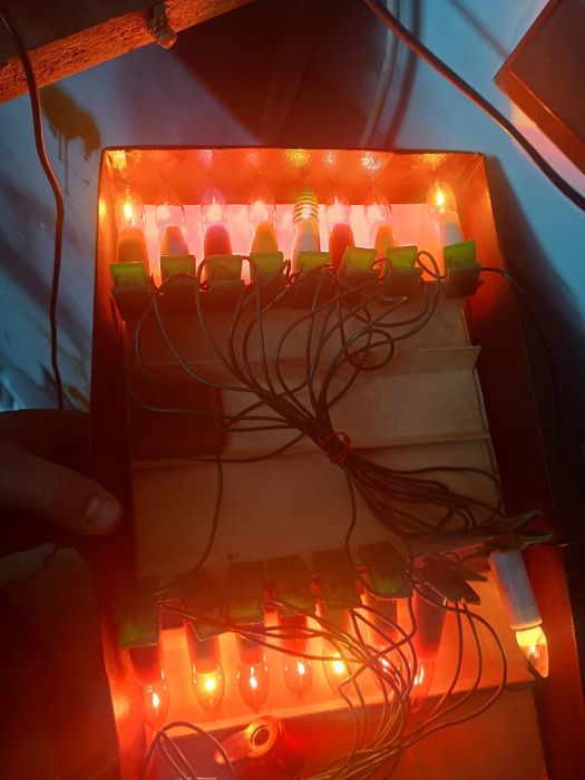 Lampki choinkowe PRL