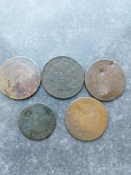 Монети Іспанії сентими 1870-1878