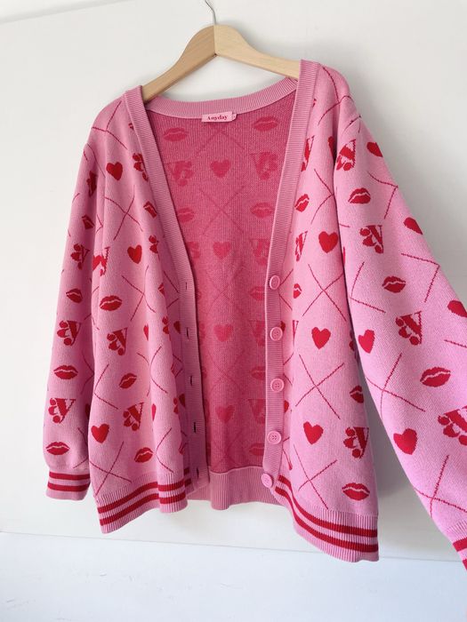 Anyday Bawelniany kardigan oversize