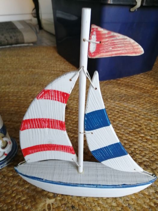 Objetos decorativos tema mar