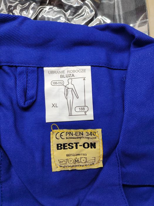 XL ubranie robocze bluza bluzka spodnie
