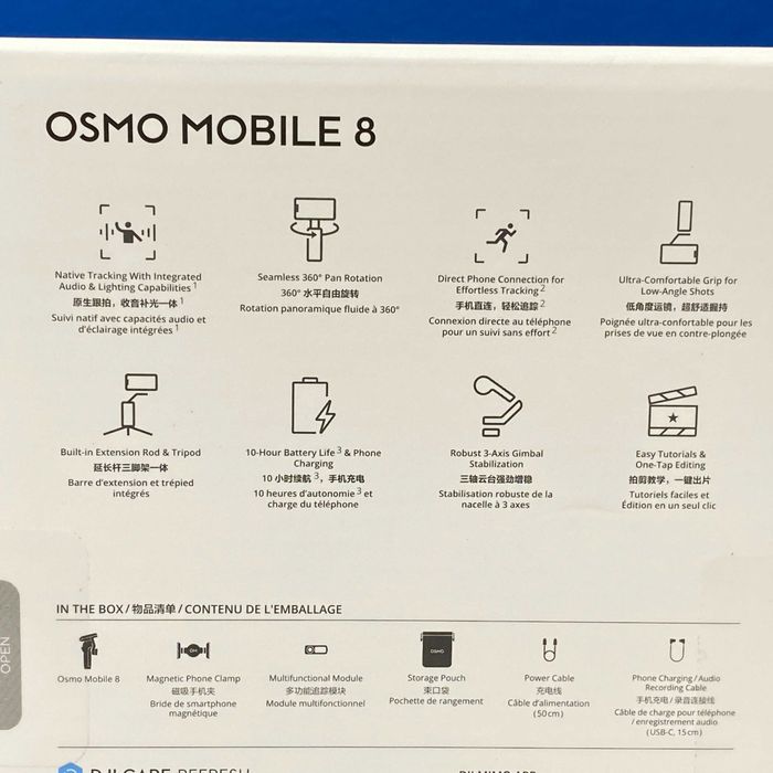 DJI Osmo Mobile 8 | SELADO | 3 ANOS DE GARANTIA