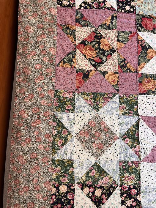 Colcha em patchwork cama casal