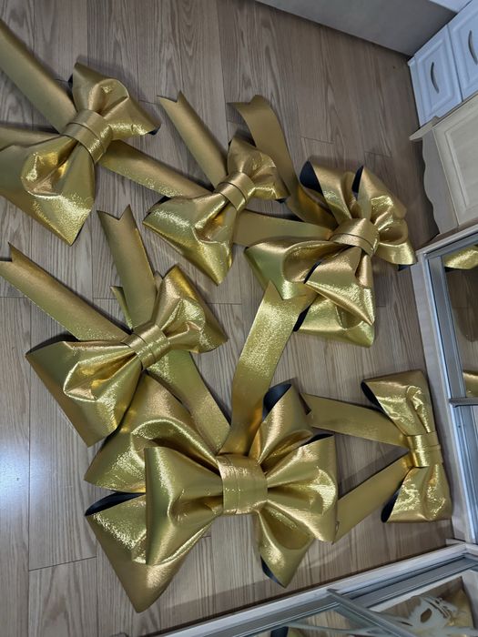 Золотий бантик, золотий бант, золотистий бант