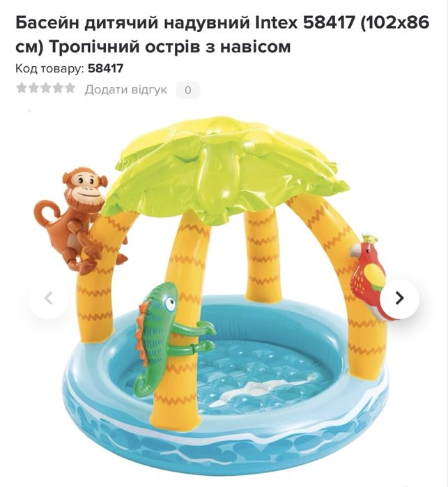 Дитячий басейн Intex