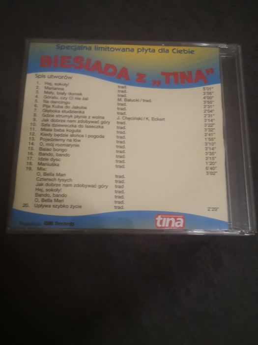 Biesiada z Tina płyta cd