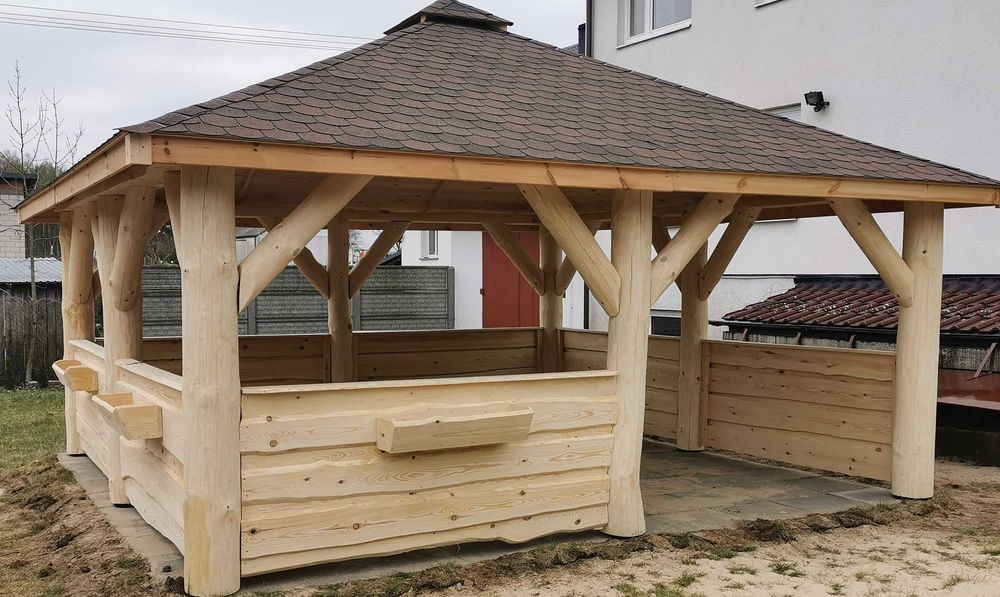 Altana altanki altany altanka z GRUBEGO OKRĄGŁEGO BALA -PRODUCENT!