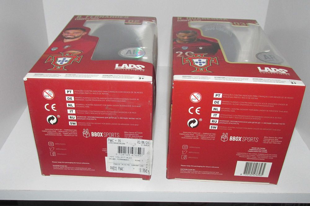 Figuras Bruno Fernandes + R.Quaresma Lads Collectibles