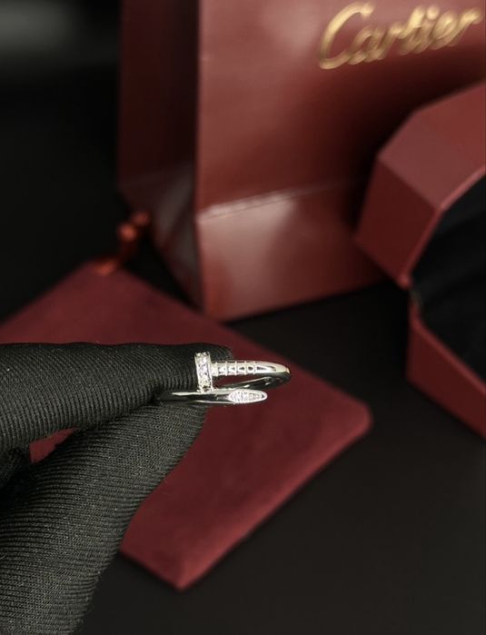Кільце (каблучка) в стилі cartier Juste un Clou в пакуванні , як на фото