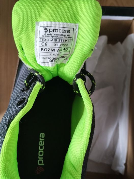 Buty Robocze Procera Texo-Air Step SB Lekkie i Oddychające