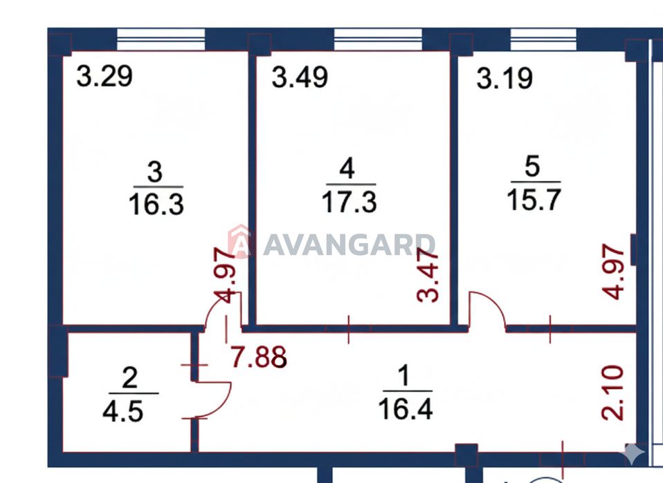 Держ.програми! Продаж 2к.кв. 70м2. ЖК Лондон парк.