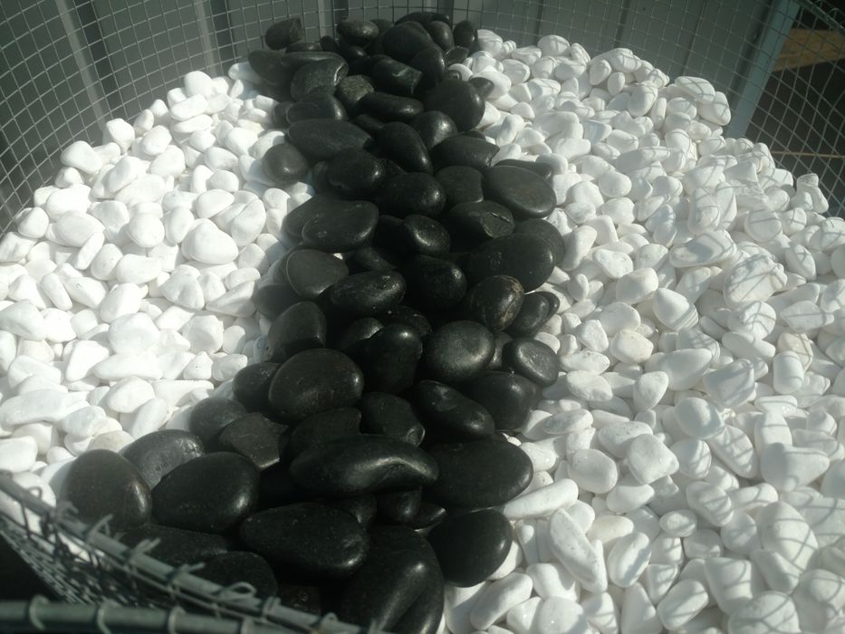 Otoczak White biały Thassos Angel grys gres kamyki Thasos otoczaki