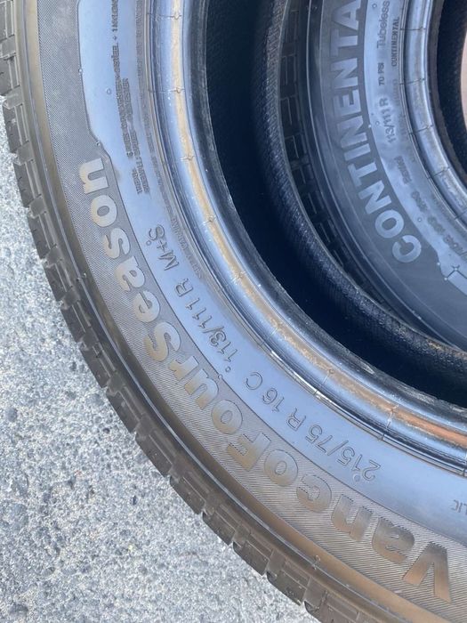 215/75/16C M+S Continental 2 шт