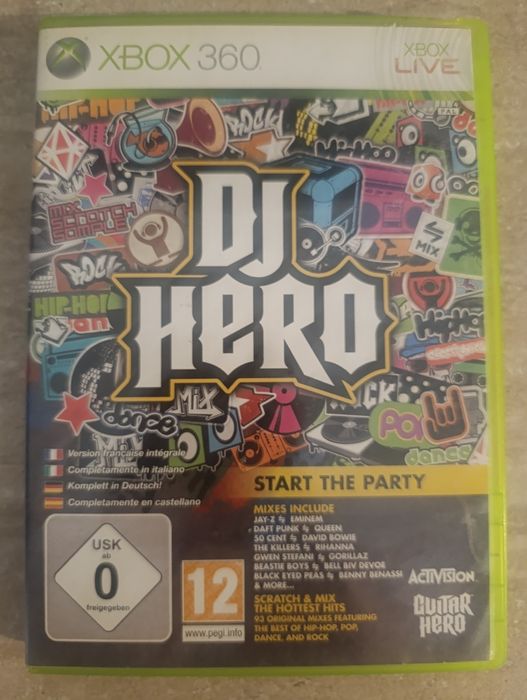 Gra na X Box 360 Dj Hero idealny stan