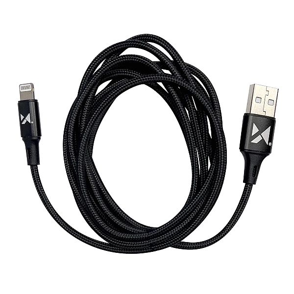 Wozinsky kabel przewód USB - Lightning 2,4A 1m czarny (WUC-L1B)