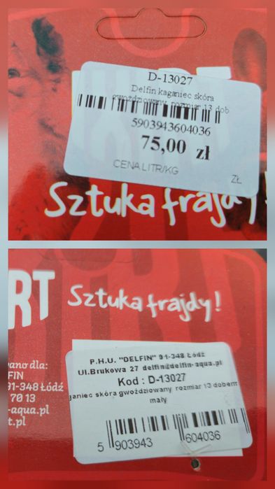 Kaganiec dla psa skóra r. 13