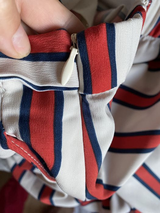 Spodnie w paski z wysokim stanem Pull&Bear