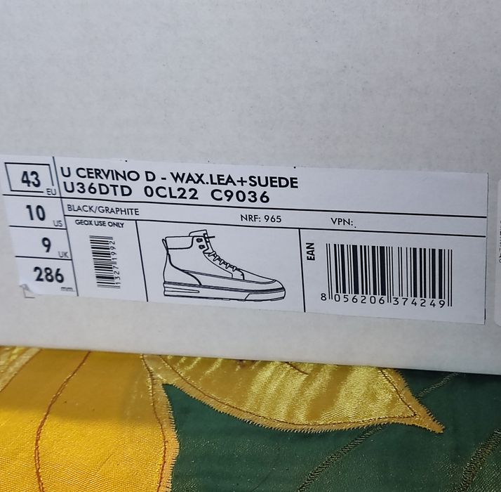 Продам мужские  ботинки GEOX осень -зима 43р.