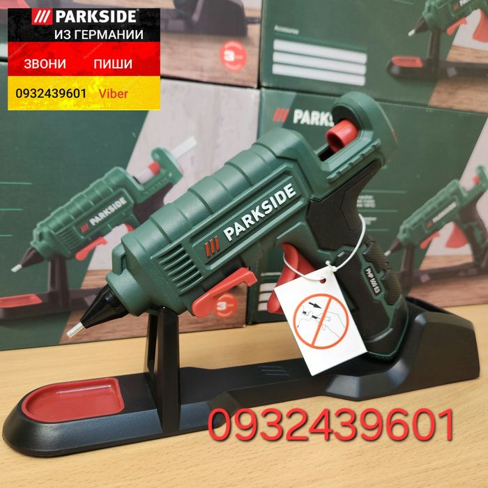 Беспроводной клеевой пистолет из ГЕРМАНИИ Parkside PHP 500 E3 клейовий