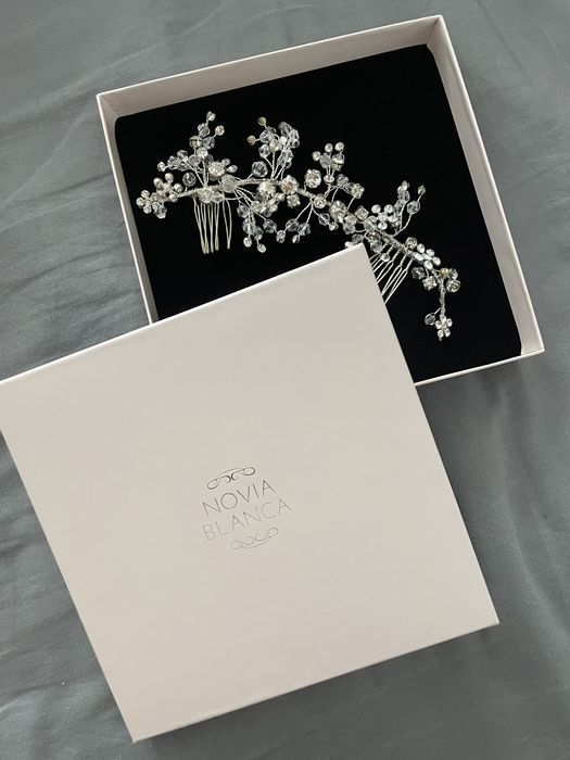 Stroik/ grzebyk do włosów Novia Blanca IVY