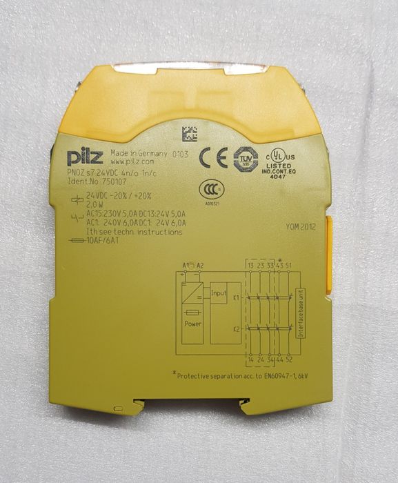 Pilz 750107 przekaźnik bezpieczeństwa