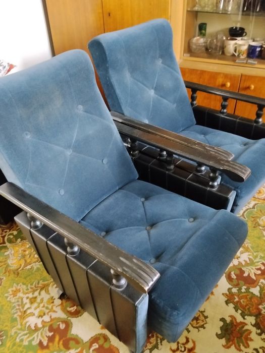 Fotele z późnego PRL vintage retro