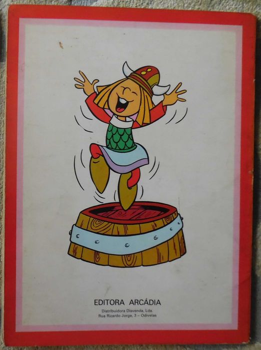 Livro Vikie o Viking Edição Portuguesa 1975 BD Capa Mole