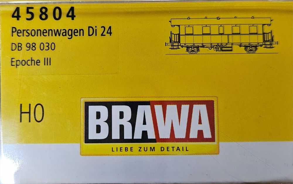 BRAWA 45804 Wagon osobowy H0