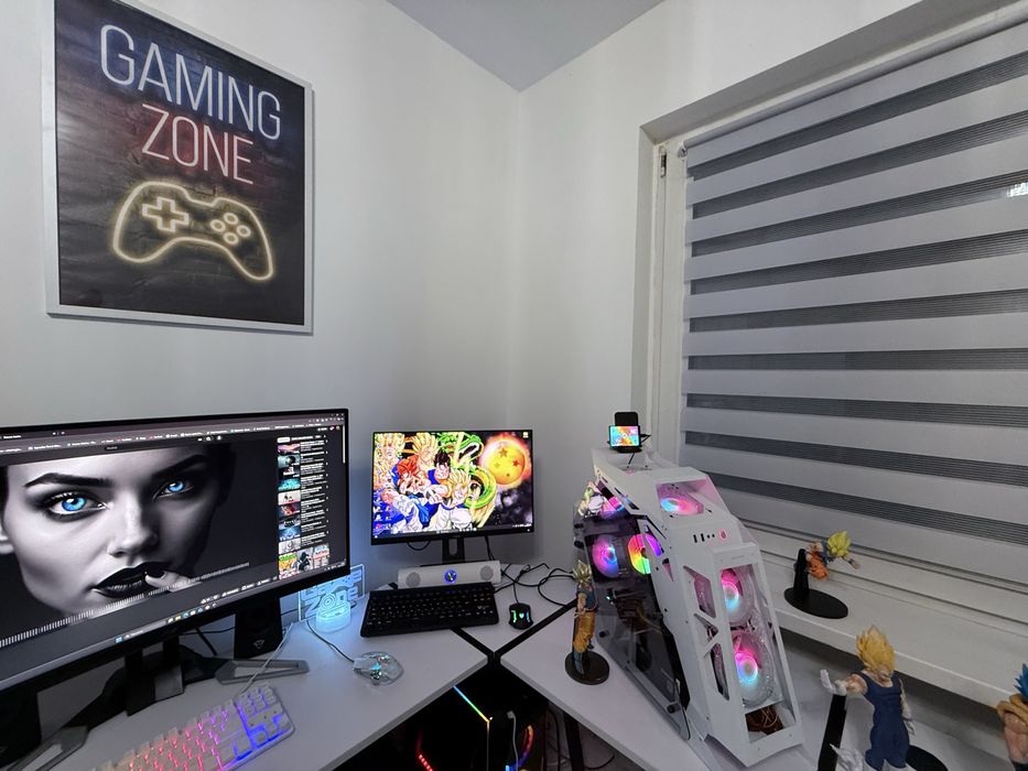 Gamingowy komputer Super Sayan ryzen 5 16 gb ssd 2 Tb Rtx Akcesoria