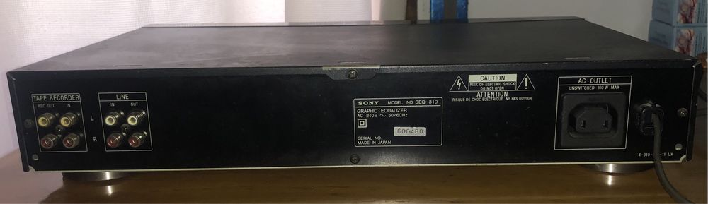 SONY SEQ-310 Stereo Graphic Equalzer (Vintage)
