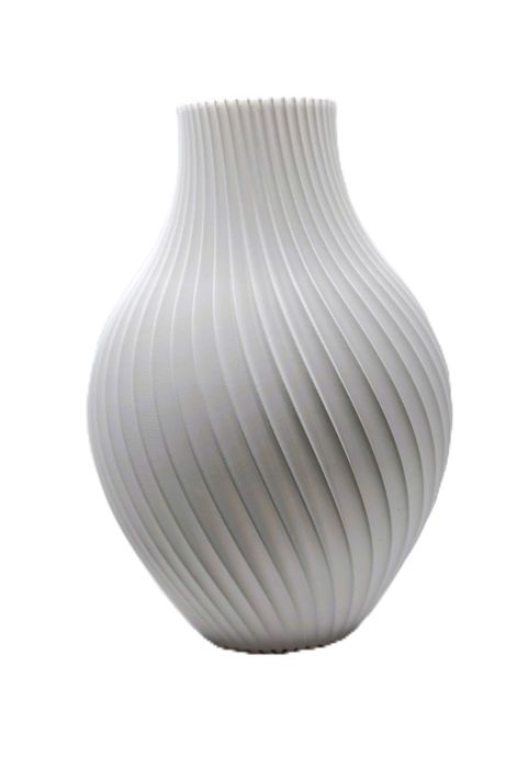 Wazon na LEGO Kwiaty Sztuczne Trawy Dekoracyjny Nowoczesny Biały 18 cm