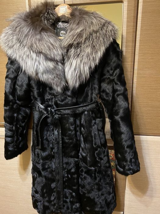 Зимова шуба (козлик+чорнобурка)