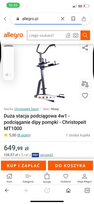 Podciag siłownia cross fit