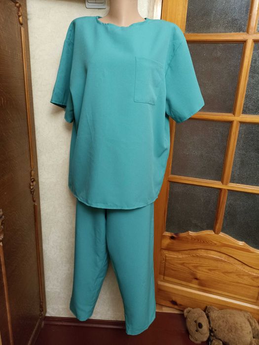 Медичний костюм унісекс бірюзовий 54-56 розмір