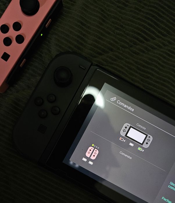 Nintendo Switch Comandos Rosa