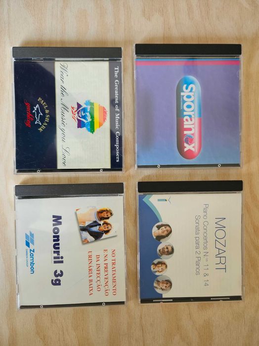 CDs Vivaldi e Mozart