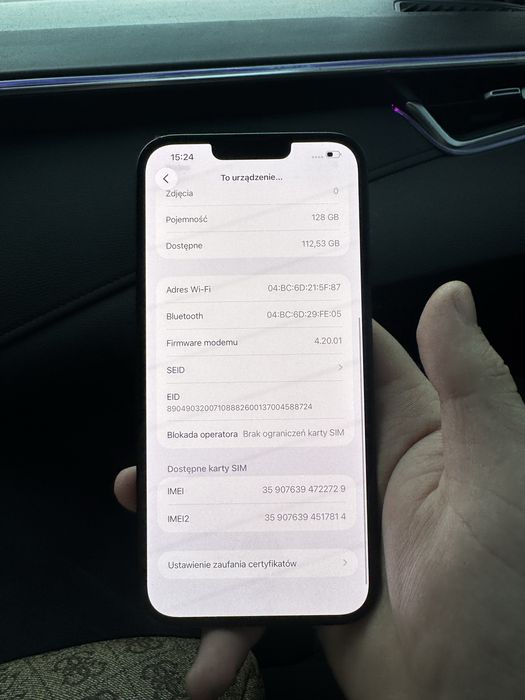 Apple iPhone 14 Plus 128gb czarny